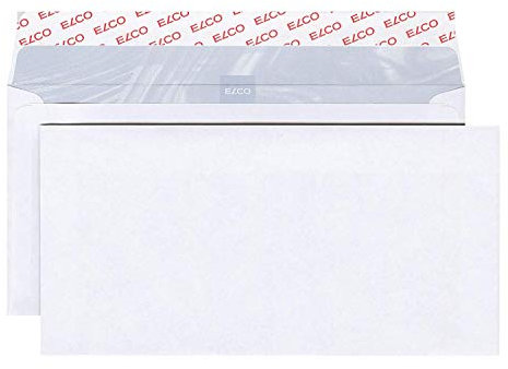 Elco 60281 Briefumschläge ohne Fenster, Format C5/6, Weiß, 500 Stück
