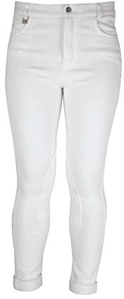 Hyperformance Melton pantaloni da equitazione, per bambini White 26 EU