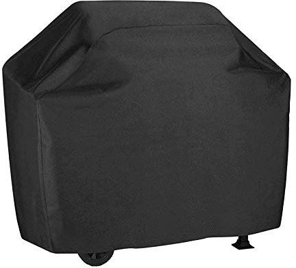 Grill Abdeckung wasserdichte Grill-Gasgrillabdeckung UCARE Large 210D Outdoor Gas Holzkohlegrill Gill Protector Abdeckung von Weber Brinkmann Char Broil Black (XXL 190 * 71 * 117cm)