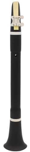 Toyvian Mini Clarinet Keyless Pocket Clarinet Lightweight Beginner Wind Instrument Adult Woodwind Musical Instrument