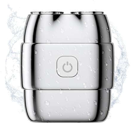 Maquinilla De Afeitar Rotatoria | Afeitadora Eléctrica Para Barba De Hombre | Cabezal Doble Batería Duradera Ligera Uso Húmedo Y | Para Viaje Y Casa Afeitado Personal Y Cuidado De Barba