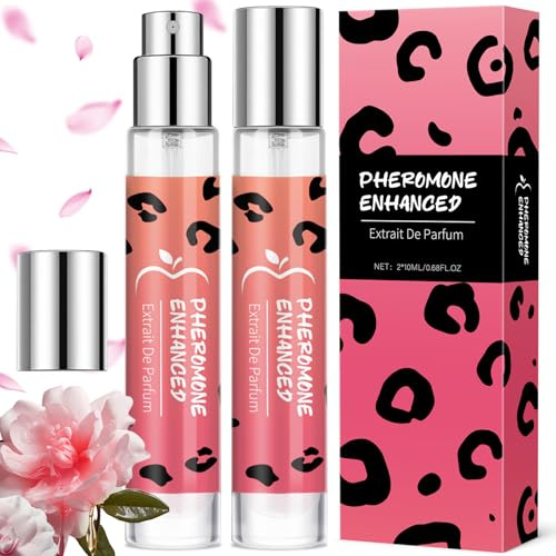 Profumo Feromoni per Donna - Profumo Donna 20ml, Idee Regalo Profumi di, Regalo Compleanno, Profumi Originale Regali Sorella Collega Fidanzata Amica per Natale, 2 Pezzi