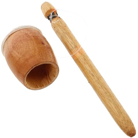 Wooden Drum Sticks - 17cm Frog Caller Mallet Small Percussion Wand Elegant Band Instrument Accessory | Sound Natural Wood Drum Mallets for Kids Musical Ability