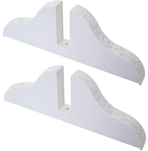 Standfuß für Paravent, Ständer Paraventhalter, weiß - 2er Set