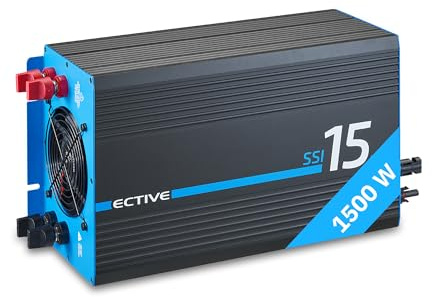 ECTIVE SSI 15 1500W/12V Sinus-Wechselrichter mit MPPT-Laderegler, Ladegerät, NVS- und USV-Funktion