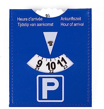 Benson Parkscheibe Parkuhr Auto PKW KFZ Englisch Deutsch Französisch Niederländisch