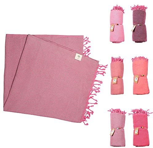 Mary - QIRAS bastuhandduk hamam-handduk grå 195 x 100 cm hamam-handduk XXL badhandduk bastuhandduk poncho pestemal 100 % bomull OEKOTEX certifierad