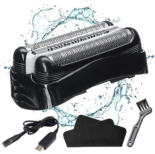 Kompatibel für Braun Series 3 Scherkopf, Ersatzkopf 32B für Elektrorasierer für Braun S3 Elektrorasierer Ersatzscherteil Ersatzteil Serie 3 Ersatzscherkopf für Rasiermesser