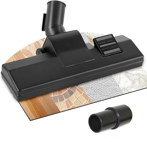 JAADU Boquilla universal para aspiradora 32/35mm, Cepillo Aspiradora con 2 Rodillos, para Electrolux, Philips, Rowenta, Boquilla Aspiradora para Moquetas o Azulejos