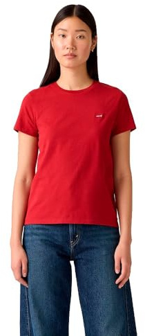 Levi's Perfect Tee Rhythmic Red Jersey, Rouge Rythmique, S