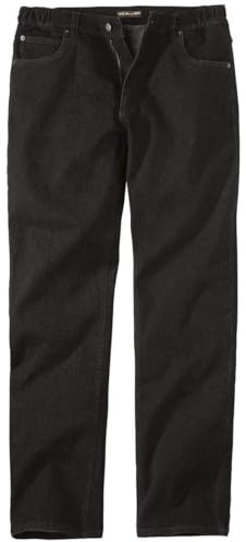 ATLAS FOR MEN - Jeans Homme Regular Stretch - Taille Semi-Elastiquée - Coupe Droite - Pantalon Homme - Disponible en Grandes Tailles