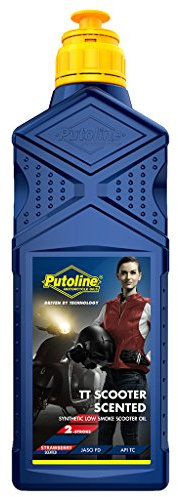 2-Stroke Putoline Oil 1 Litre TT Scooter Strawberry Scent Synthetic