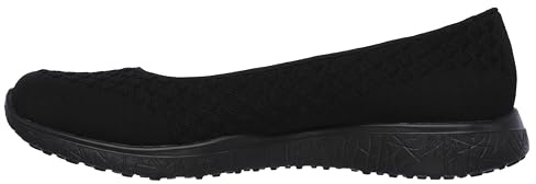 Skechers Women's Microburst - one-up Fashion Sneaker, Black, 2.5 UK