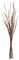 Marooma Branches de saule artificielles bouclées, 66 cm, branches de saule séché, branches artificielles et flexibles pour décoration d'intérieur Marron