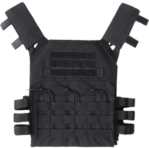 Mens Vest Military Army Waistcoat Molle Plate Carrier Airsoft Vest for Outdoor Camping Hunting Fishing Hiking Airsoft War Game