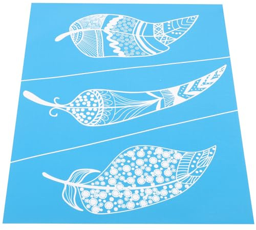 MAGICLULU Plantilla de Serigrafía Autoadhesiva de Gasa Reutilizable para Transferencia de Malla, Lavable, Tamaño 102, Accesorio de Bricolaje para Manualidades y Decoración en Casa