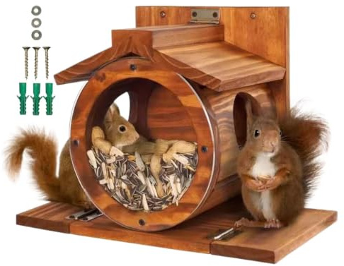 para Ardillas De Madera para Ardillas con Agujeros De Ventilación