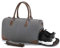 Fresion Retro Sporttasche Reisetasche Herren - Canvas Reisetaschen mit Schuhfach und 15 Zoll Laptopfach, Weekender Handgepäck Tasche mit PU Leder Damen-Schultertaschen Umhängetaschen Männer