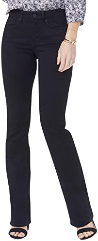NYDJ Womens Barbara Boot-Cut Jeans, Noir, 44 Femme