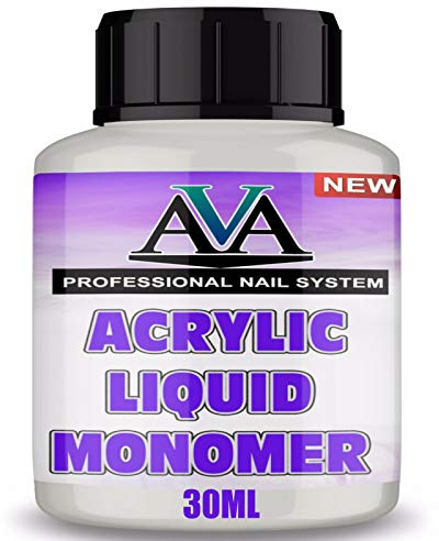 Acrylic Liquid Monomer Professional Salon Quality Acrylic Nails Extensions 30ml (30ml, Purple)