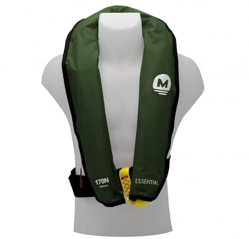Gilet de Sauvetage Gonflable Manuel spécial pêche 170n Vert - orangemarine