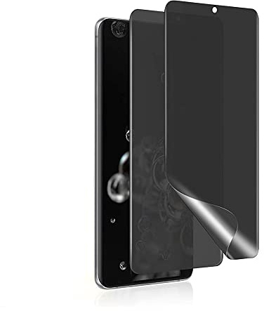 Arrivly 2 Pezzi Pellicola Protettiva Anti Spia per Samsung S22 Cover Protezione Privacy Schermo Senza Bolle TPU Anti-Spy Pellicola S22 [Non Vetro Temperato] privacy screen protector
