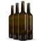 WYSKONT Weinflasche 750 ml Bordeaux 8 Stück - Olivgrün Weinflasche ohne Korken - Leere Glasflasche - Wasserflasche - Leere Likörflaschen - Glasflaschen zum befüllen - Water Bottle - Wein Zubehör