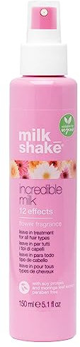 milk_shake® | incredible milk flower fragrance | 150 ml | Leave-in per Tutti i Tipi di Capelli | Spray Districante Senza Risciacquo | Versione VEGAN