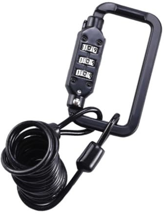 HANABASS Helmet Combination Lock Password Lock for Bike Luggage Theft Suitable for Travel and Outdoor Use