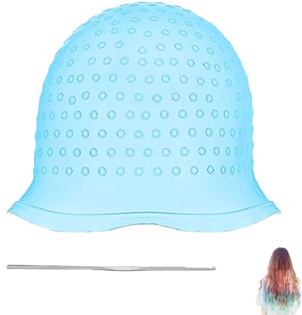 Strähnchenhaube,Strähnenhaube,Stränchen Haube,Strähnchen Farbe,Strähnen Set,Stränchenhauben,Haare Friseur,FäRben Haarnetz,Stränchen Haube Zubehör,Haubensträhnen,Blonde SträHnen Set,Färbepinsel