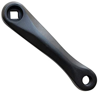 CRDARAAV Brazo de manivela de bicicleta para niños, resistente, parte de reparación de manivela izquierda, 152 mm, color negro