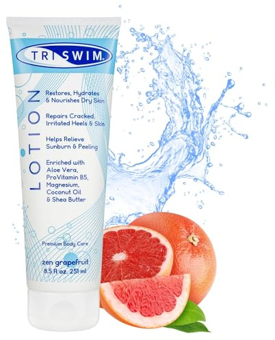 TRISWIM Skin Regenerating Body Lotion | After Swim Care | Magnesium Enriched | Moisturizing After Pool Vegan Body Lotion For Swimmers (251ml)