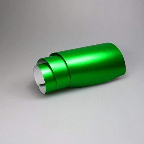TipTopCarbon 16,45€/m² Chrom Autofolie Matt Ice Grün 0,3m x 1,52m Auto Folie BLASENFREI mit Luftkanälen 3D Flex