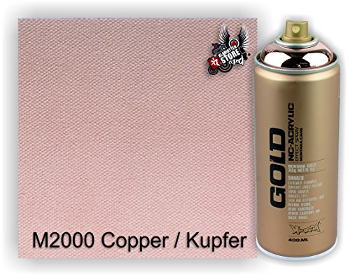 Montana Sprühdose Gold M2000 Kupfer Glanz Effekt Spray 400ml copperchrome