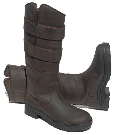 Rhinegold Unisex Kids Rhinegold Childrens Elite Colorado Boot-2-brown Country Boot, Brown, Size 2 UK