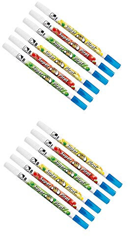 Pelikan Tintenlöscher Super,Blau (12er Set, Löscher B & F | Mix)