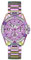 GUESS Orologio da donna con strass iridescenti, Iridescente.