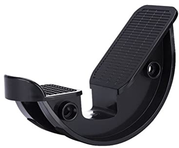 LANTRO JS Balancín de pie negro para tendinitis de Aquiles, herramienta de estiramiento de pantorrilla y tobillo para entrenamiento de equilibrio