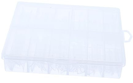 minkissy 120pezzi Stampi Per Unghie Estesi Stampi Per Unghie in Acrilico Doppia Forma Accessorio Per Nail Art