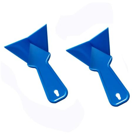 Paleta de esquina interior, 2 herramientas de plástico para moldear esquinas de yeso, paleta de esquina de 90 grados para barro