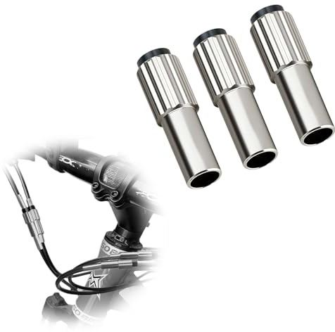 3er Set Inline Schaltzug-Einsteller Justierschrauben für Fahrrad Bremszug, kompatibel mit schaltzug shimano, Ersatzteile für bremszug fahrrad & inliner bremsklotz