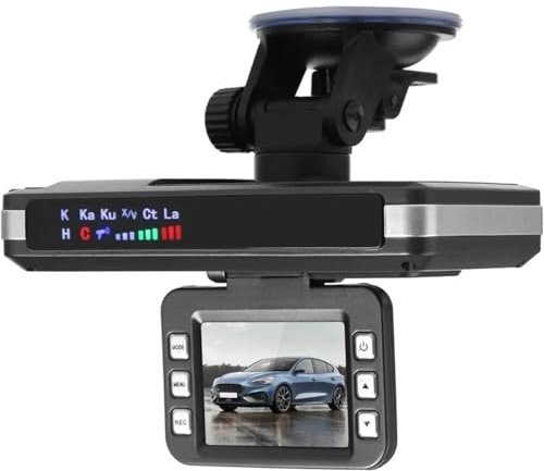 Voice Alarm Radar Detector 2 in 1 Car Dashboard Camera, Car Detector, Anti-Radar Speed Measurement X K CT La