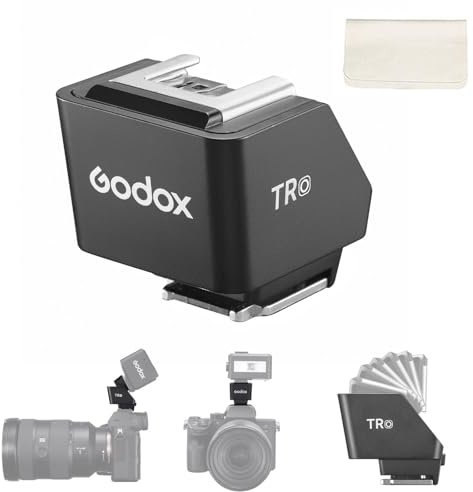 Godox TR-O TTL Hot Shoe Riser for Olympus Panasonic, with 6 Adjustment Levels (0-90°) TTL Function HotShoe Extender Mount Adapter for Godox TTL Mini Flash iT20 iT30Pro