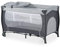 hauck Kinderreisebett Sleep N Play Center mit Neugeboreneneinhang, Wickelauflage, Tragetasche, Rollen, Schlupf, Klein Zusammenklappbar, Baby Reisebett Kleinkind ab Geburt bis 15 kg (Stone)