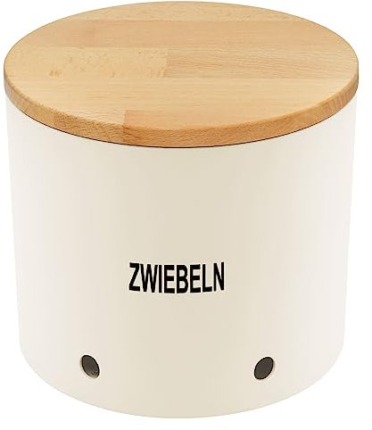 Magu Natur-Design Pot à oignons beige en polymère fabriqué à partir de matériaux naturels