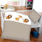 Kinder Bettwäsche 2-TLG (100x135cm / 40x60cm) Bettdecken Set, 100% Baumwolle - Babybettwäsche mit Motiv Löwe & Giraffe