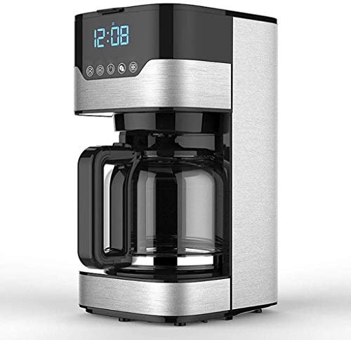 MYVVKIA Cafetera Profesional de 4 Tazas Programable con Cafetera Cafetera de Goteo con Temporizador y Termo Cafetera de Filtro Permanente de Acero Inoxidable