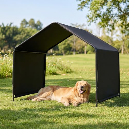 GYMAX Outdoor Dog Shade Shelter for Large Medium Small Animals