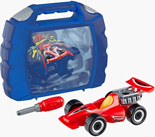 Theo Klein 8013 - Grand Prix Koffer, Auto-Reparatur-Set mit Werkzeug, 10-teilig, Multicolor