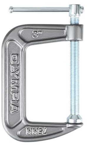 Olympia Tools C-Clamp, 38-130, (3 X 2)